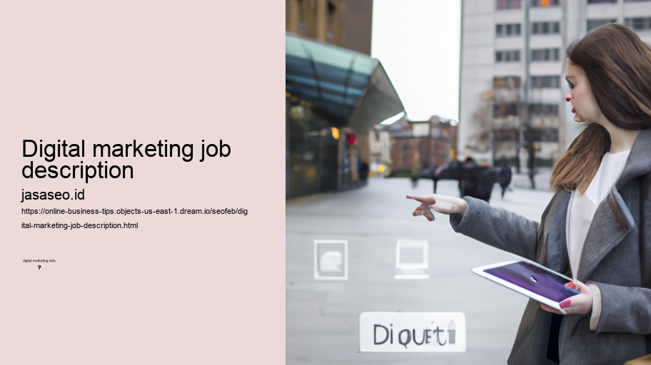 digital marketing job description