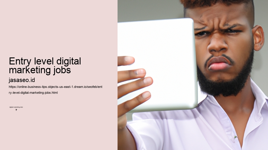 entry level digital marketing jobs